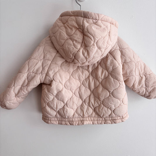 Lightweight Quilted Cream Jacket (12-18M)