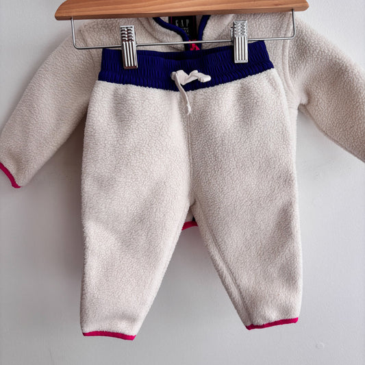 White Fleece Set (6-12M)