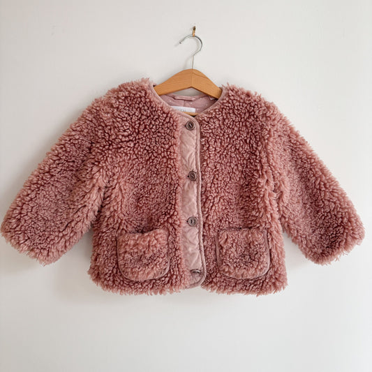 Pink Button-Up Jacket (3Y)