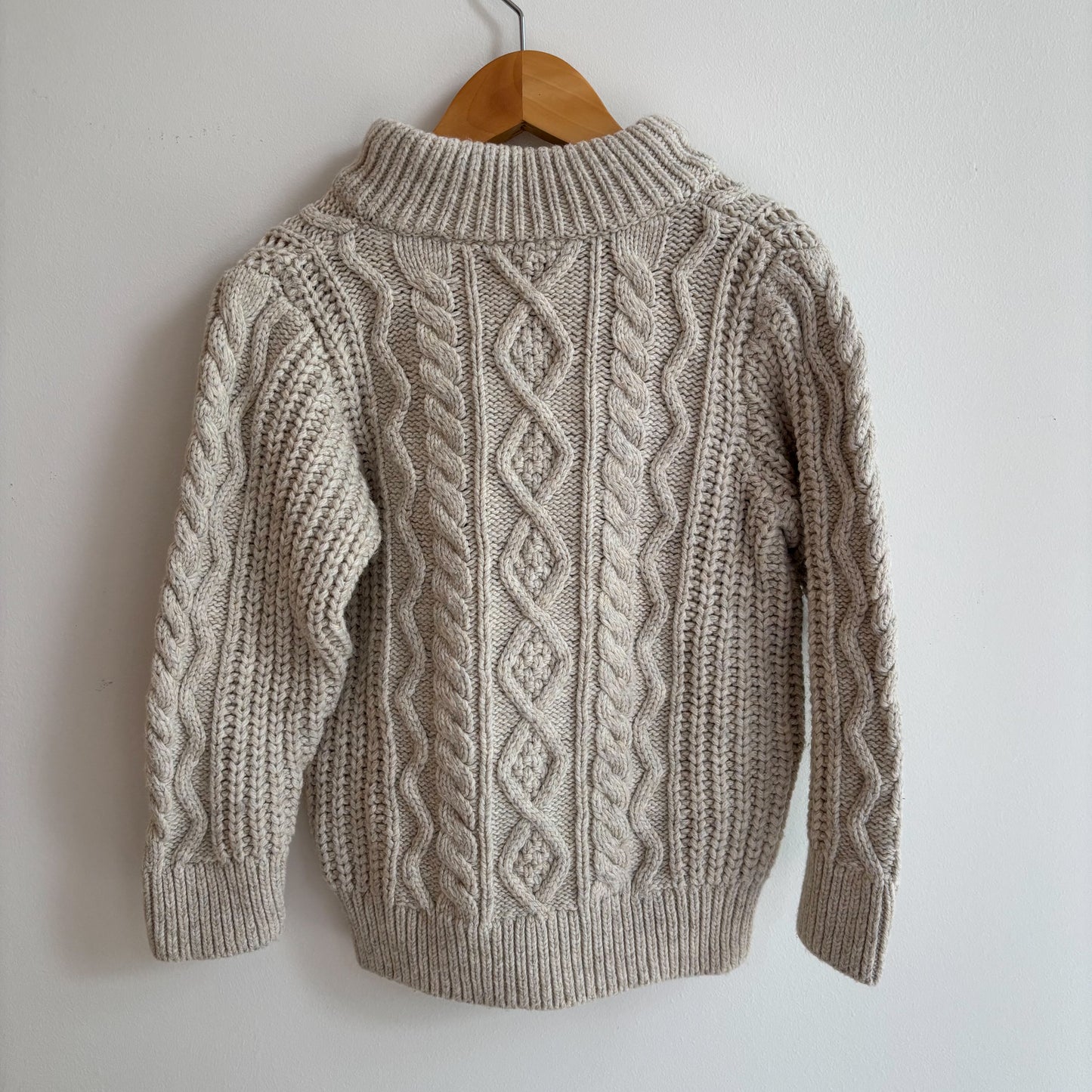 Thick Cable Knit Sweater (3Y)