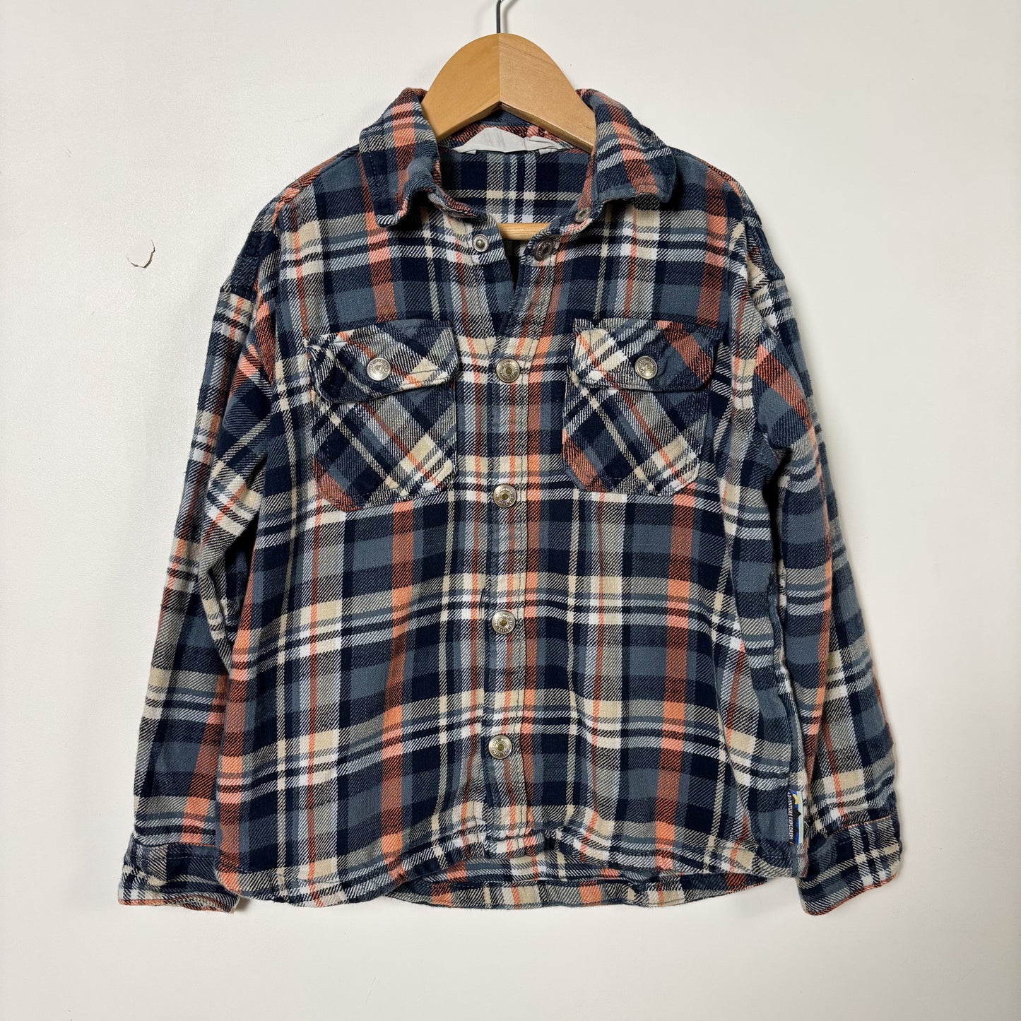 Plaid Flannel Snap-Up Shirt (6Y)