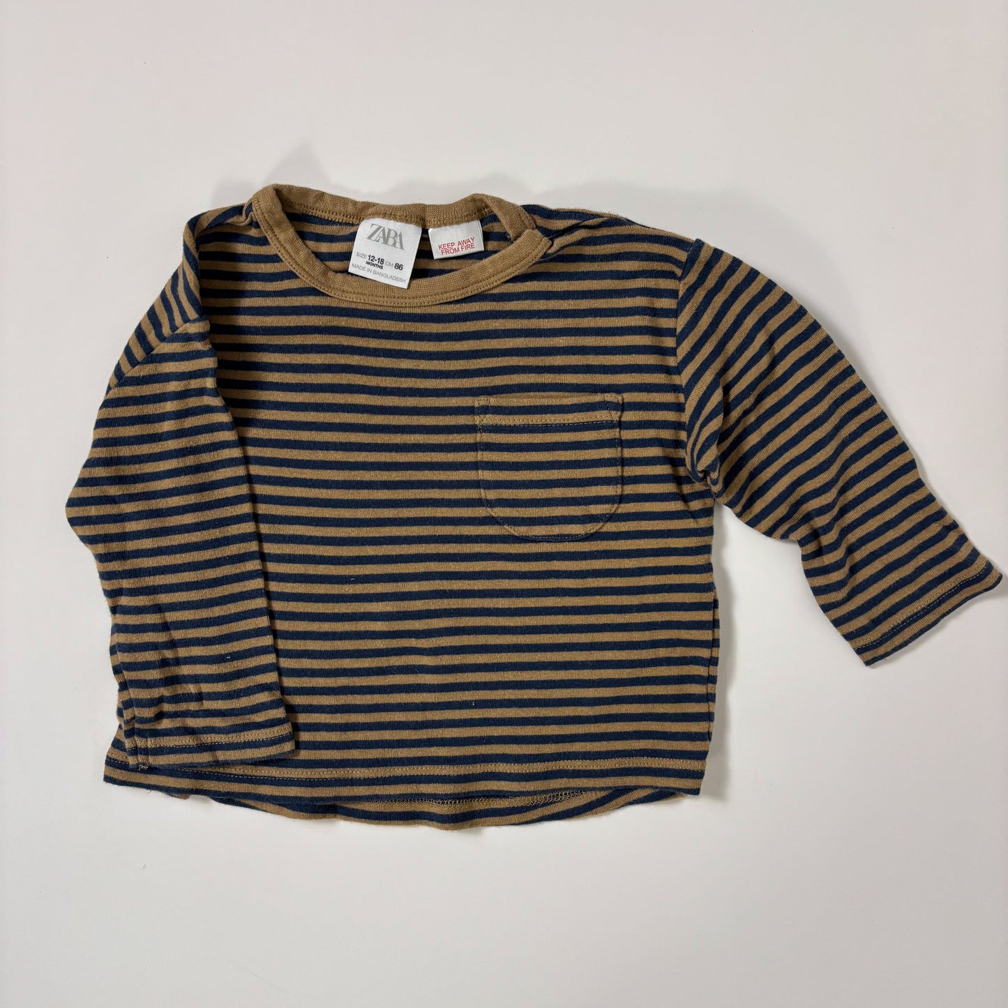 Striped Long Sleeve Shirt (12-18M)