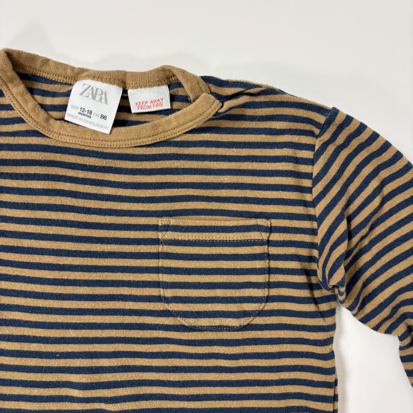 Striped Long Sleeve Shirt (12-18M)