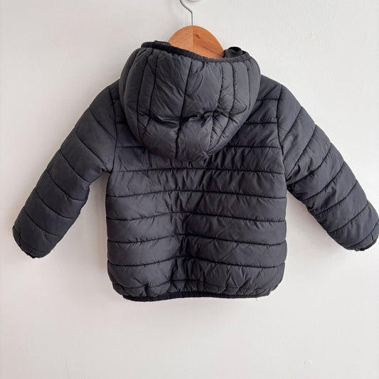 Lightweight Black Puffer Jacket (2Y)