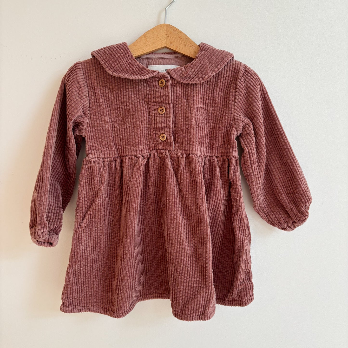 Collared Corduroy Dress (12-18M)