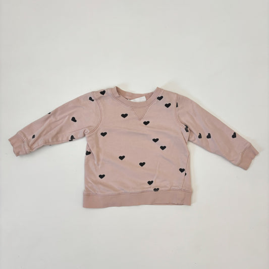 Lightweight Heart Crewneck (9-12M)