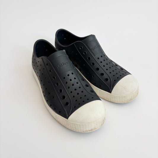 Black Slip On Shoes (J2)
