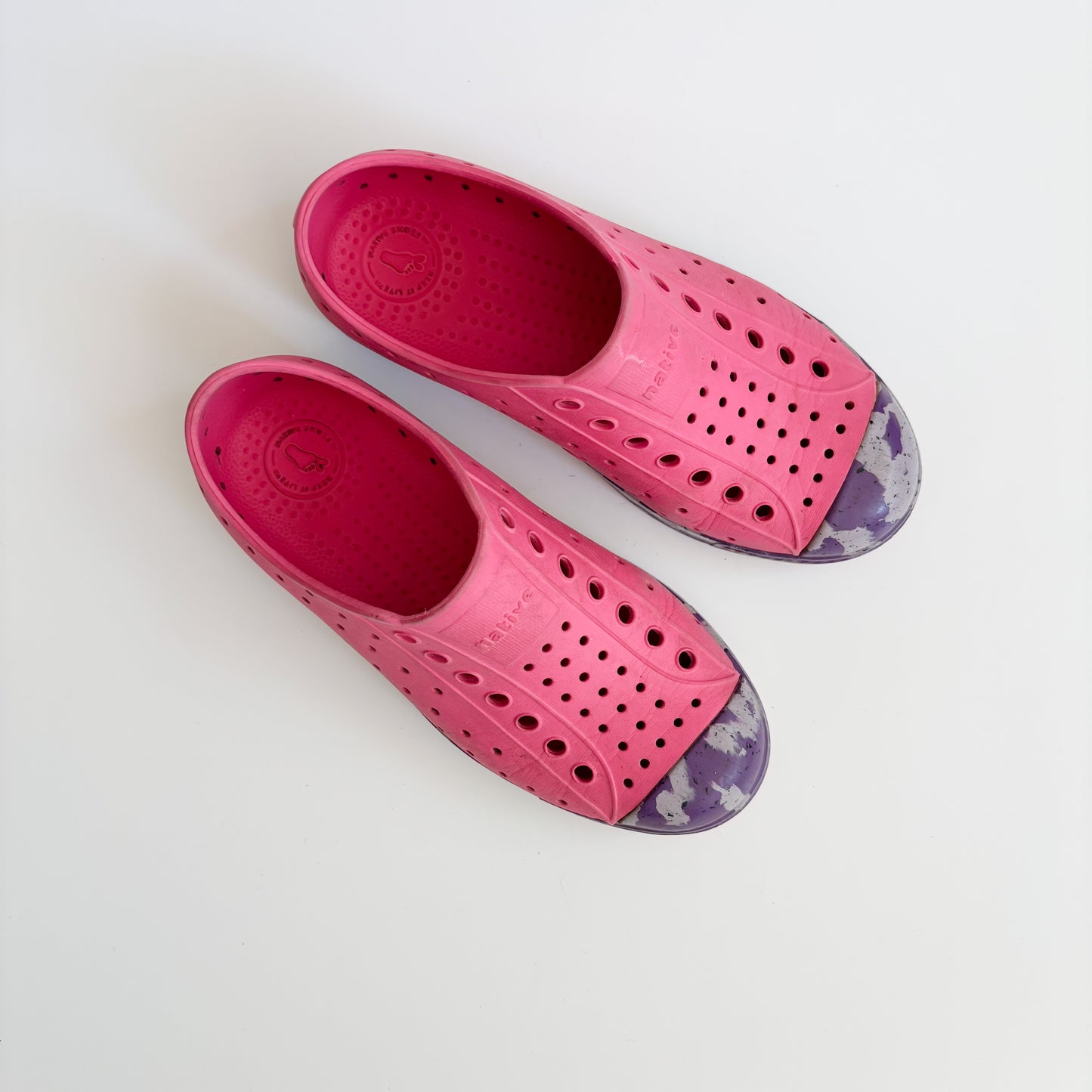 Pink & Purple Slip On Shoes (13C)