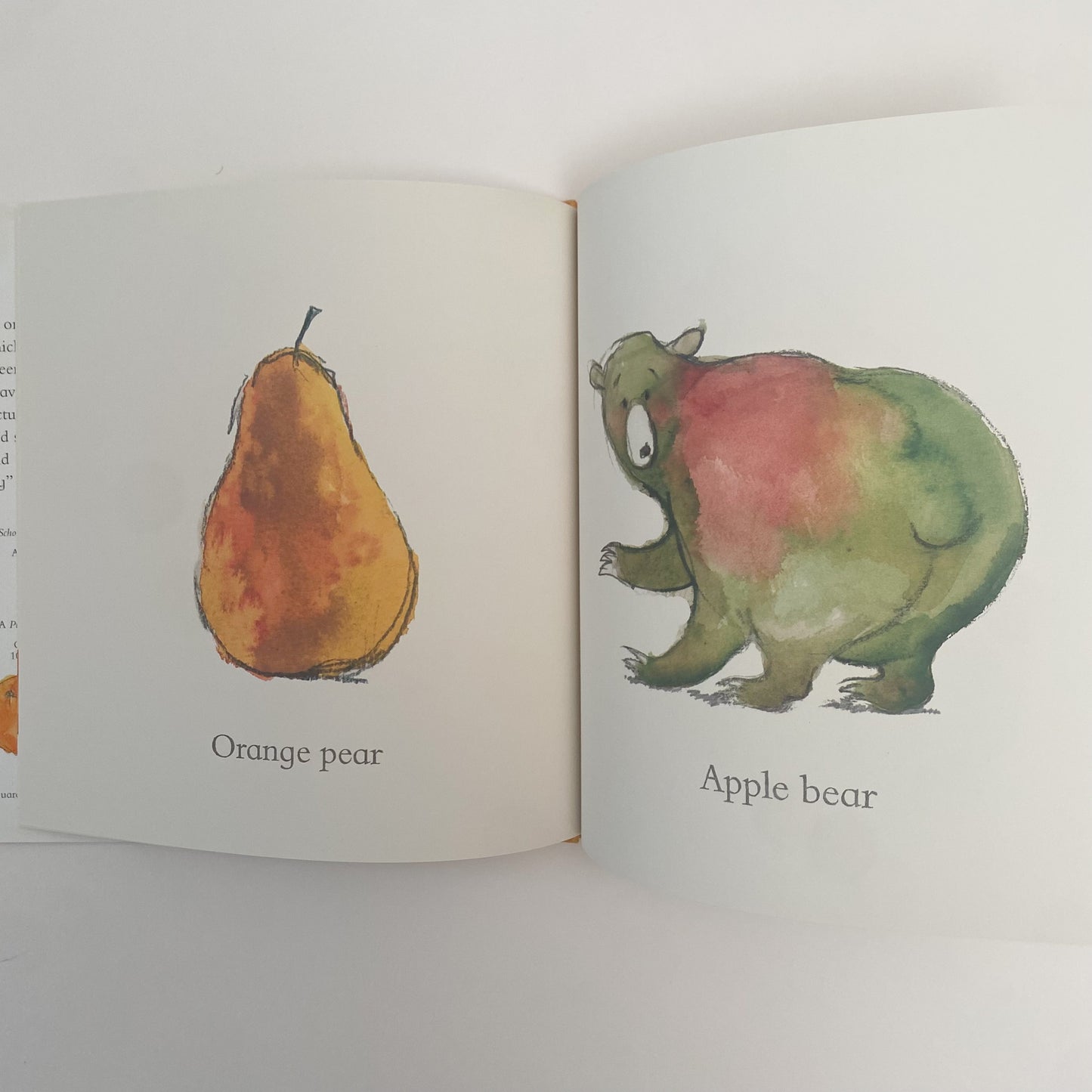 Orange Pear Apple Bear