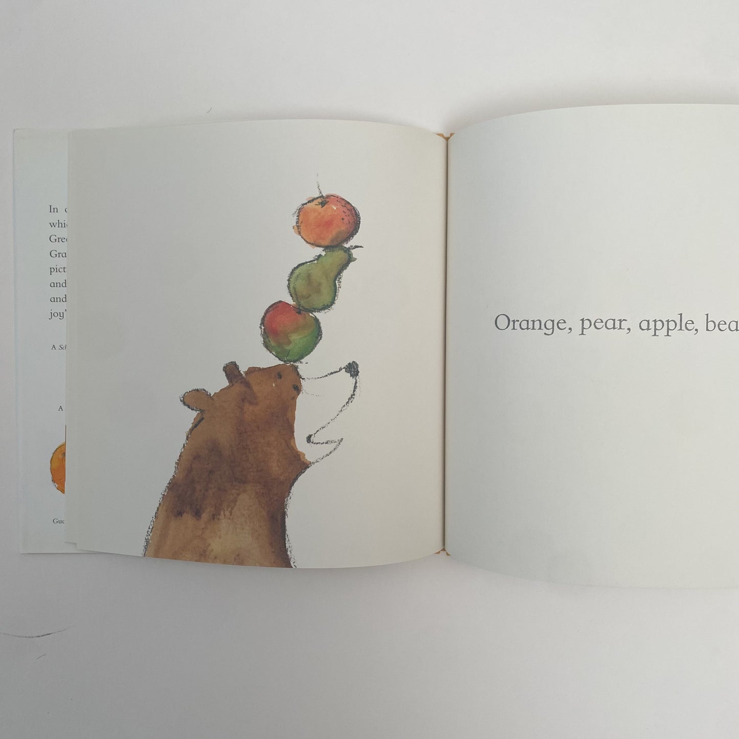 Orange Pear Apple Bear