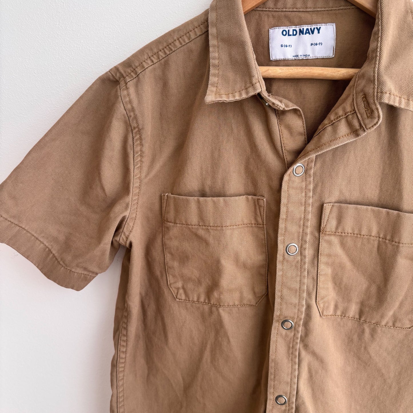Brown Twill Shirt (6-7Y)