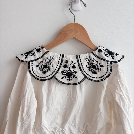 Cropped Embroidered Blouse (6Y)