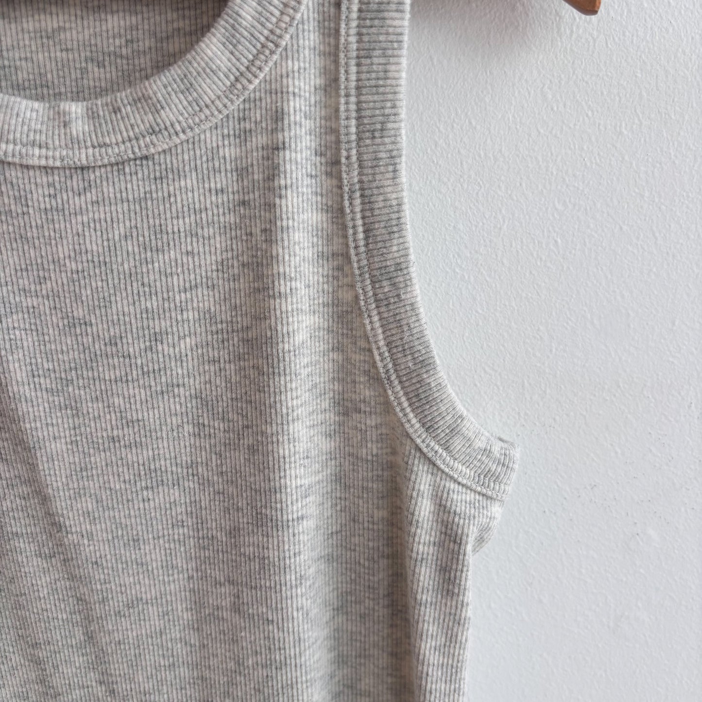 Grey Ribbed Tank Dress (8Y)