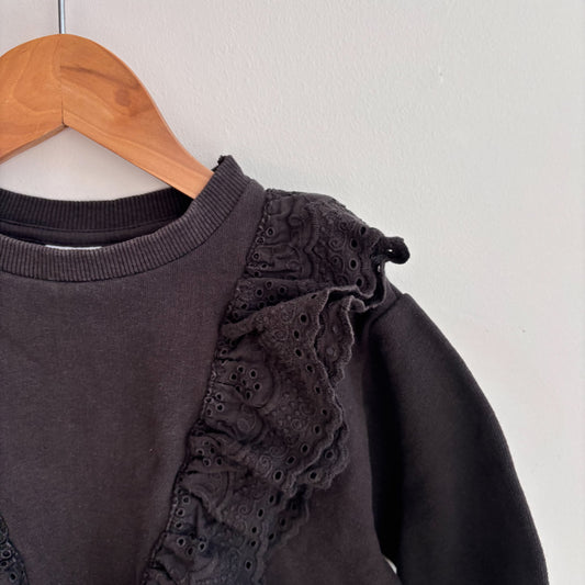 Dark Grey Ruffled Sweatshirt (18-24M)