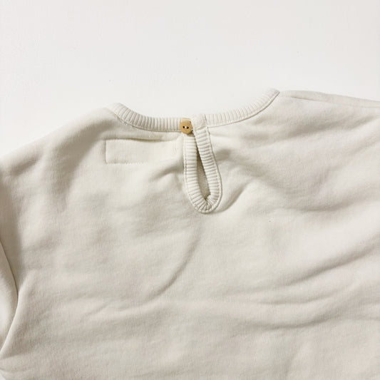 White Bunny Sweatshirt (9-12M)