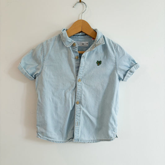 Chambray Button-Up (3T)