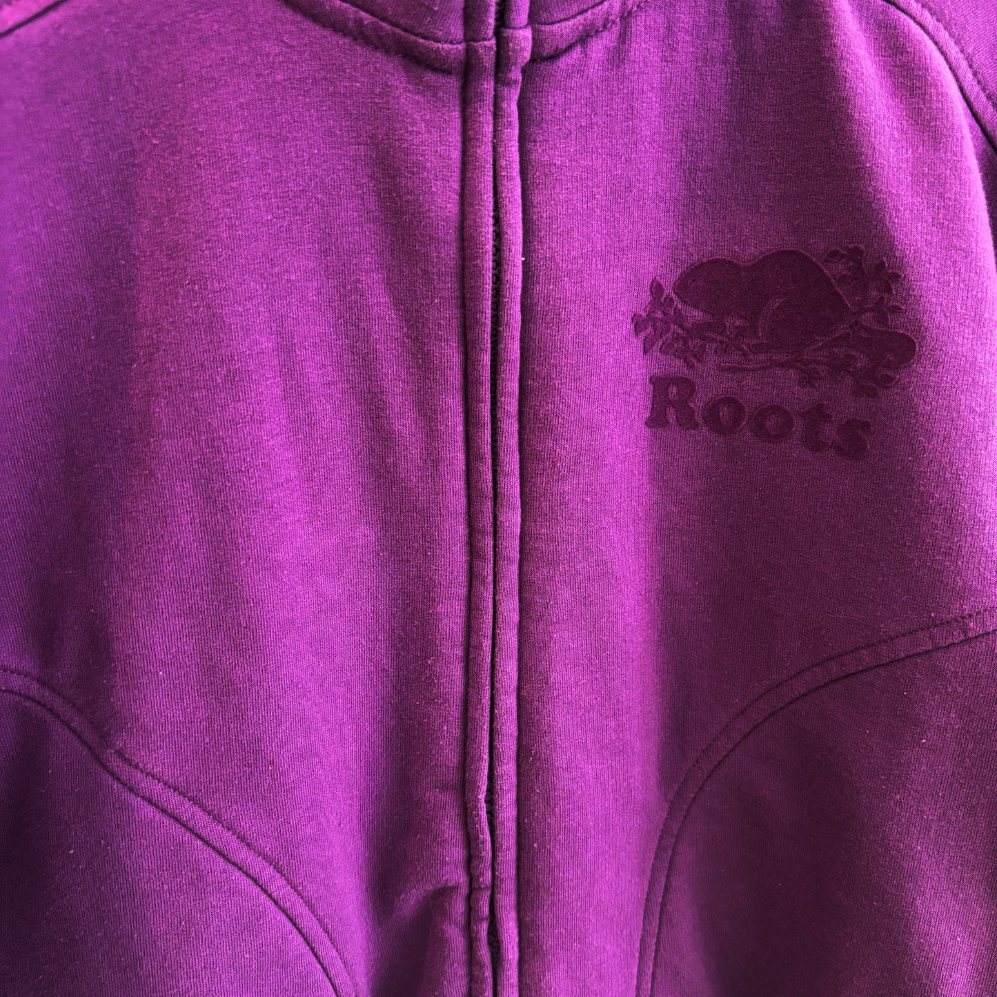 Purple Zip Sweatshirt (7-8Y)