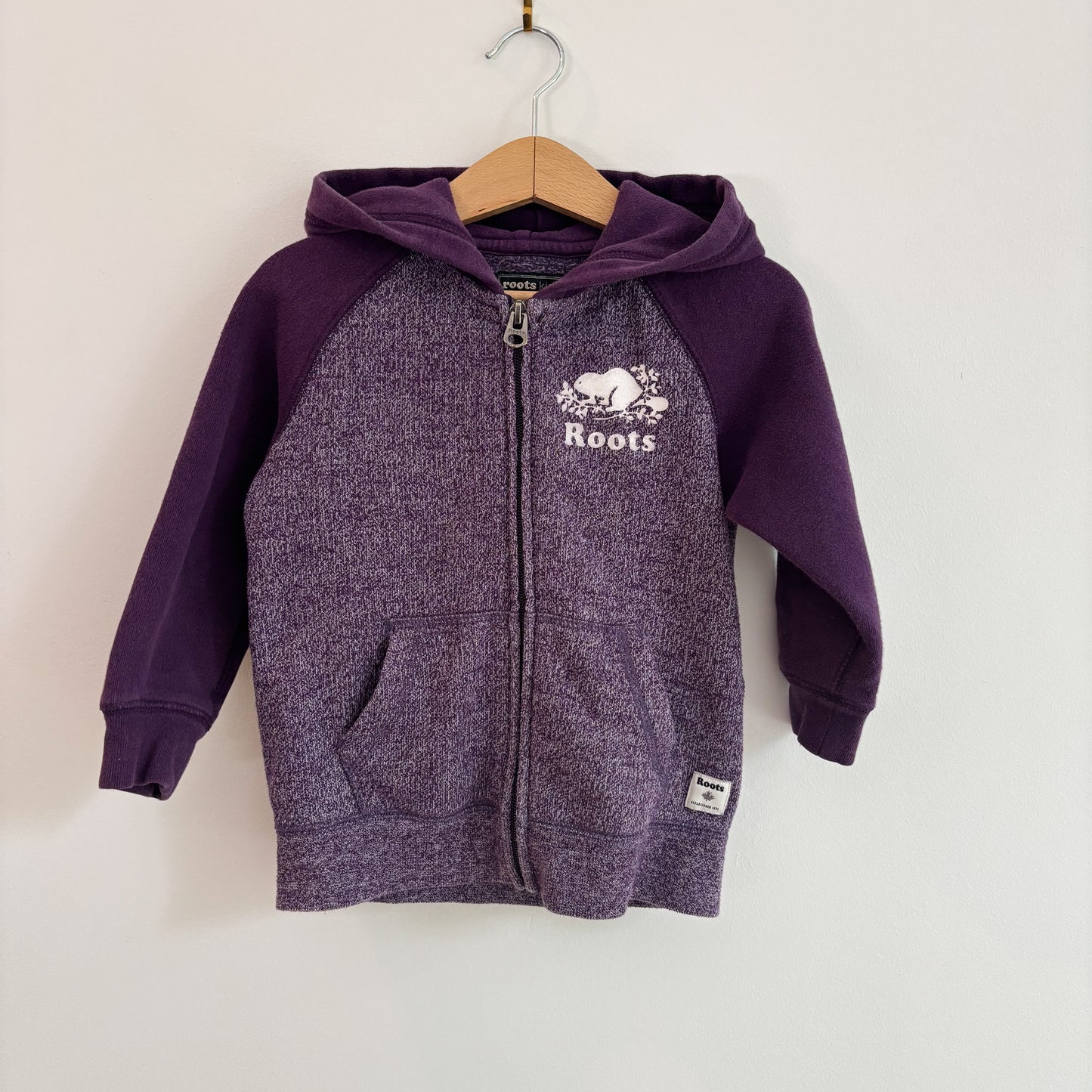 Purple Zip Hoodie (3T)