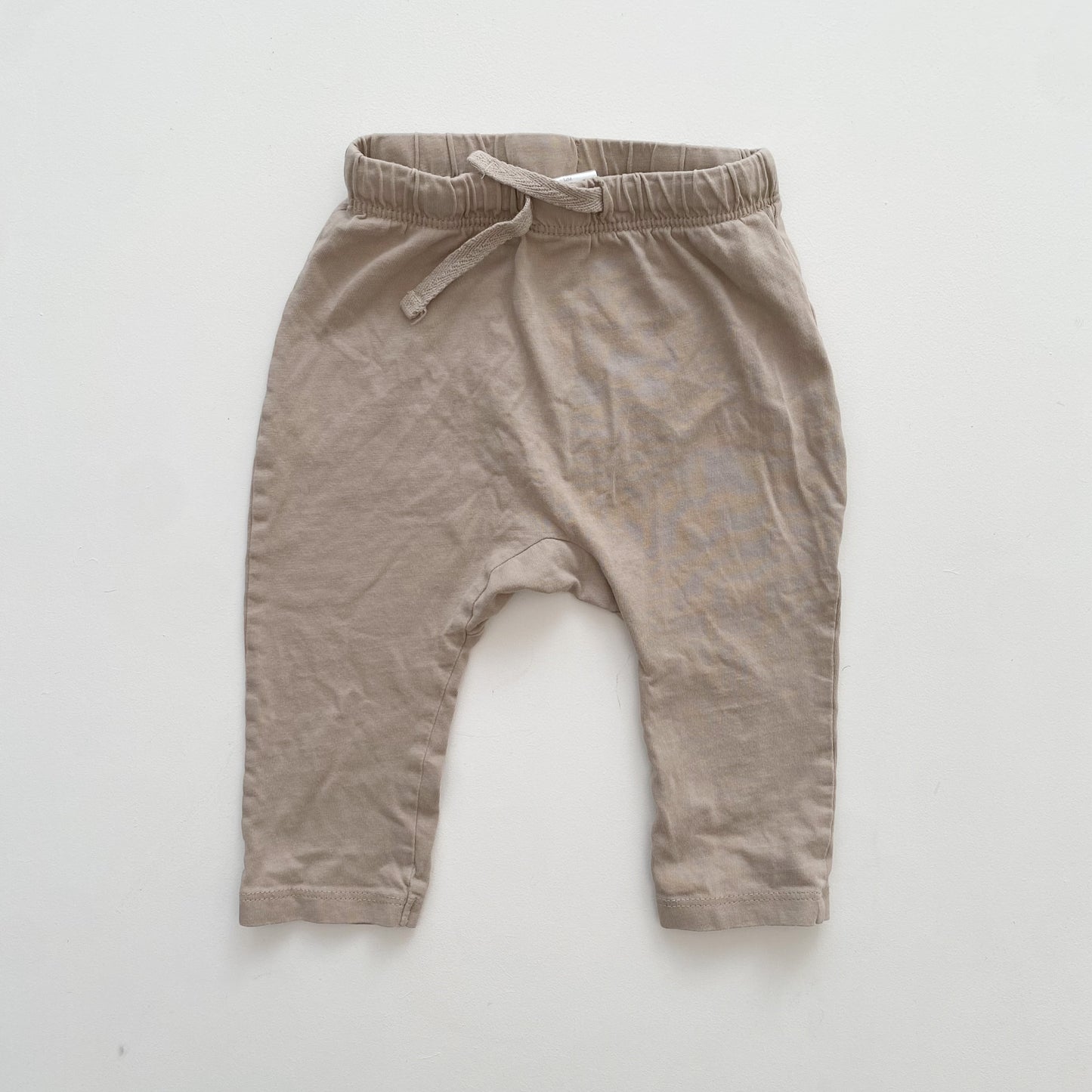 Beige Cotton Pants (9-12M)