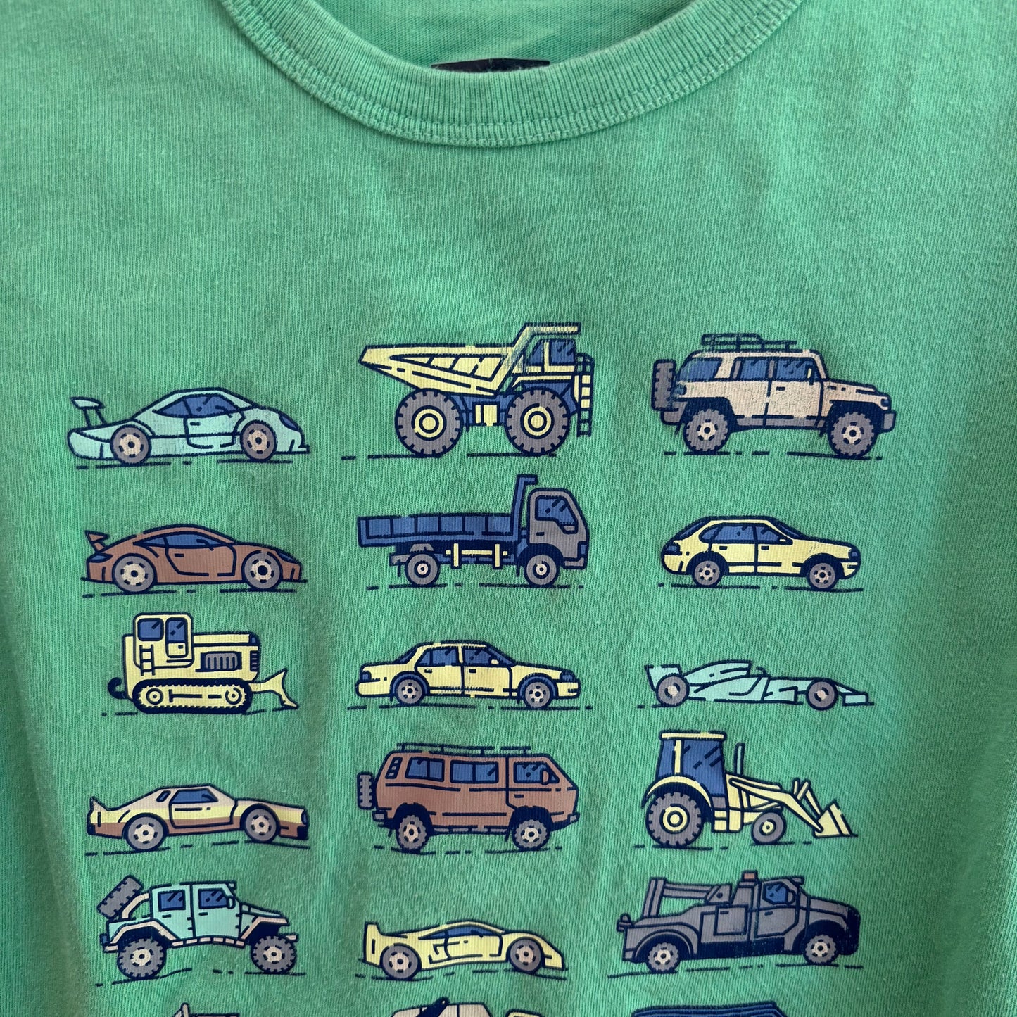 Green Vehicle Tee (4Y)