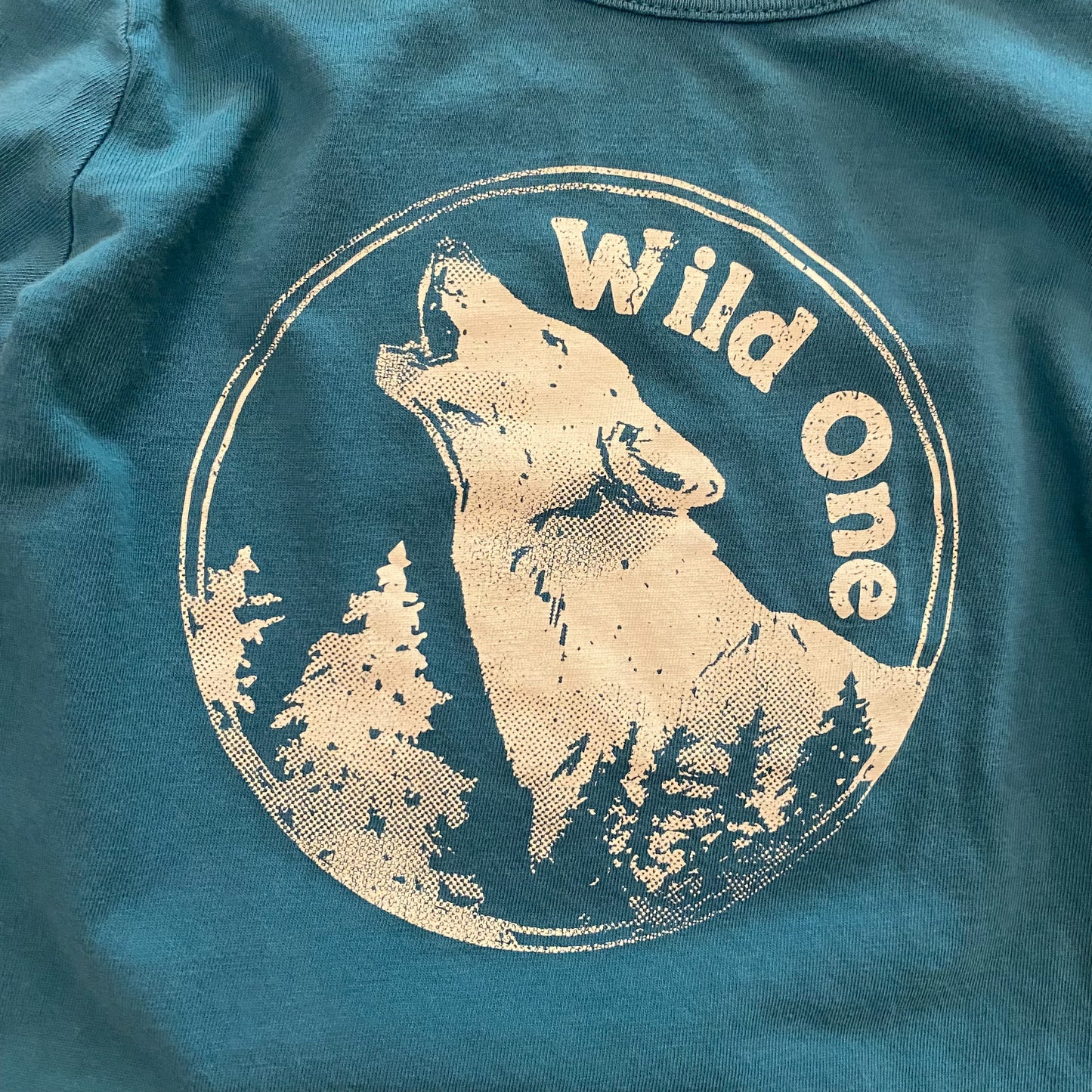 Green Wolf Long Sleeve Shirt (2T)