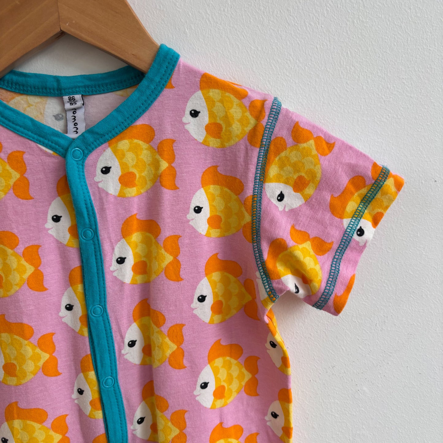 Pink Fish Romper (2T)