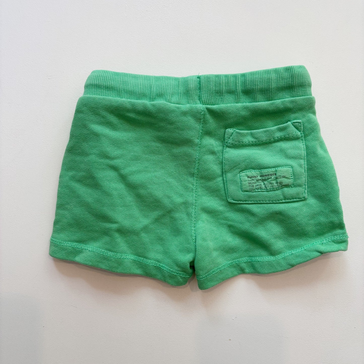 Green Sweat Shorts (3-6M)