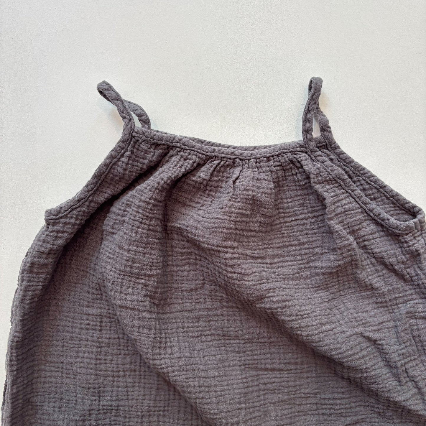 Dark Grey Gauze Dress (6Y)