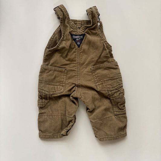 Brown Corduroy Overalls (0-3M)