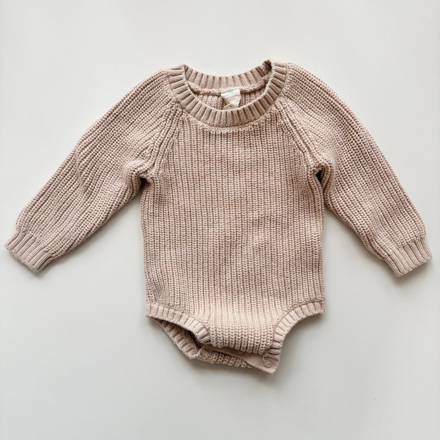 Organic Knit Bodysuit Sweater (6-9M)