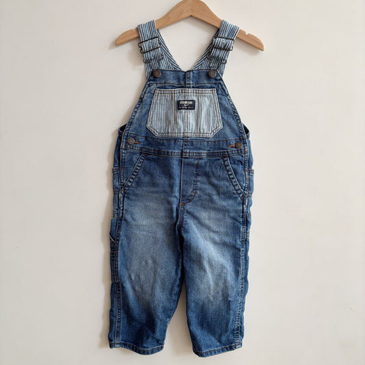 Striped Overalls (2T)