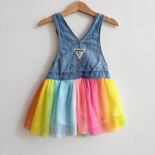 Rainbow Tulle Skirtall (3T)