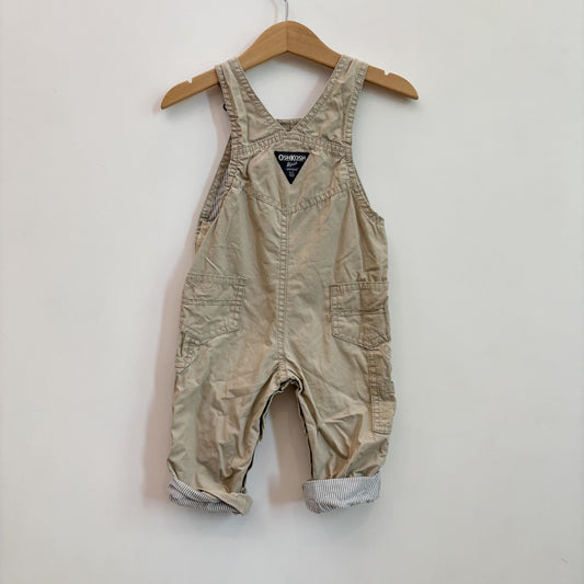 Striped Strap Overalls (9-12M)