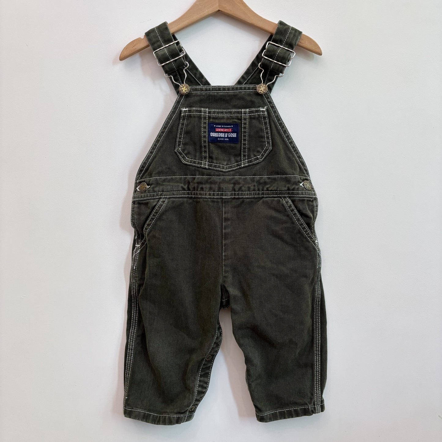 Green Vintage Overalls (18M)