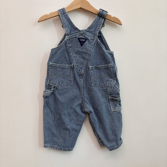Striped Overalls (6-9M)
