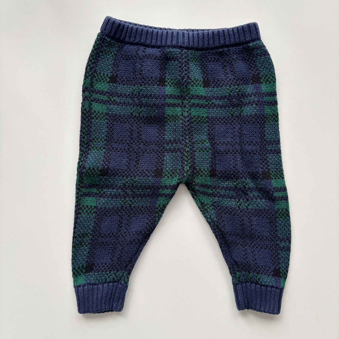 Knit Plaid Pants (6-12M)