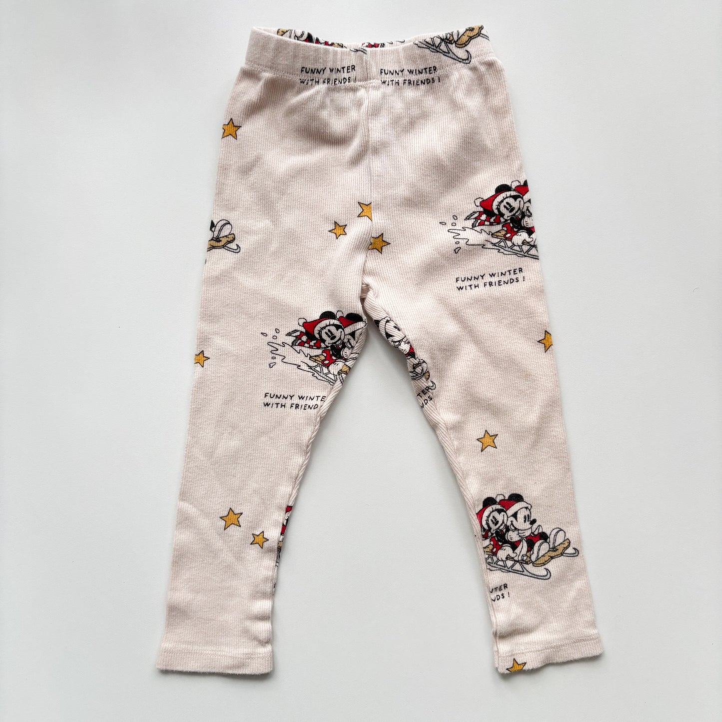 Ribbed Christmas Character Leggings (2T)
