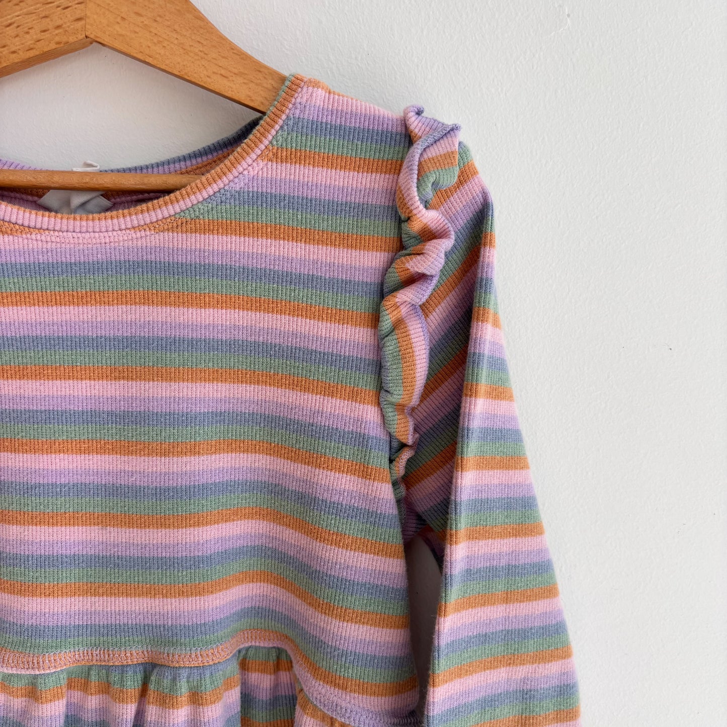 Ribbed Striped Dress (7Y)