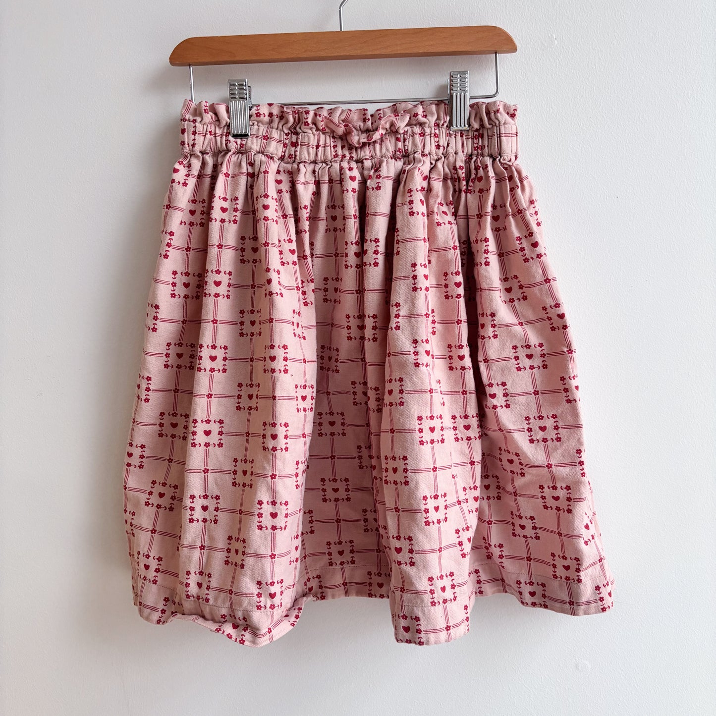 Pink + Red Floral Skirt (10Y)