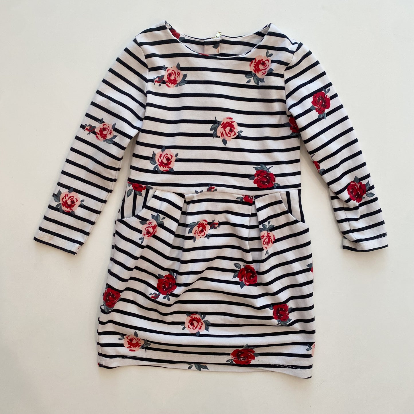 Striped Floral Dress (4-6Y)