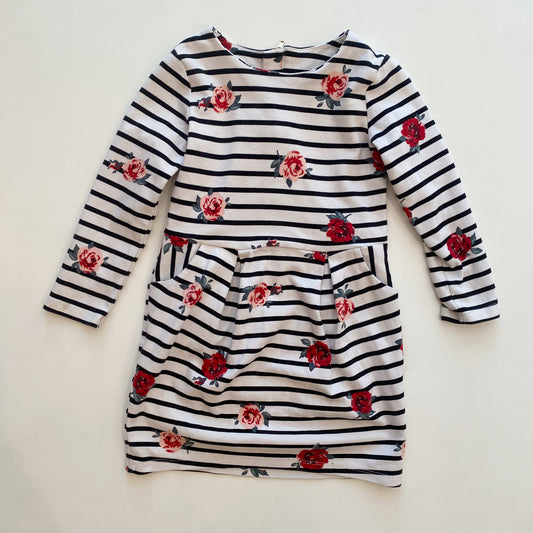 Striped Floral Dress (4-6Y)