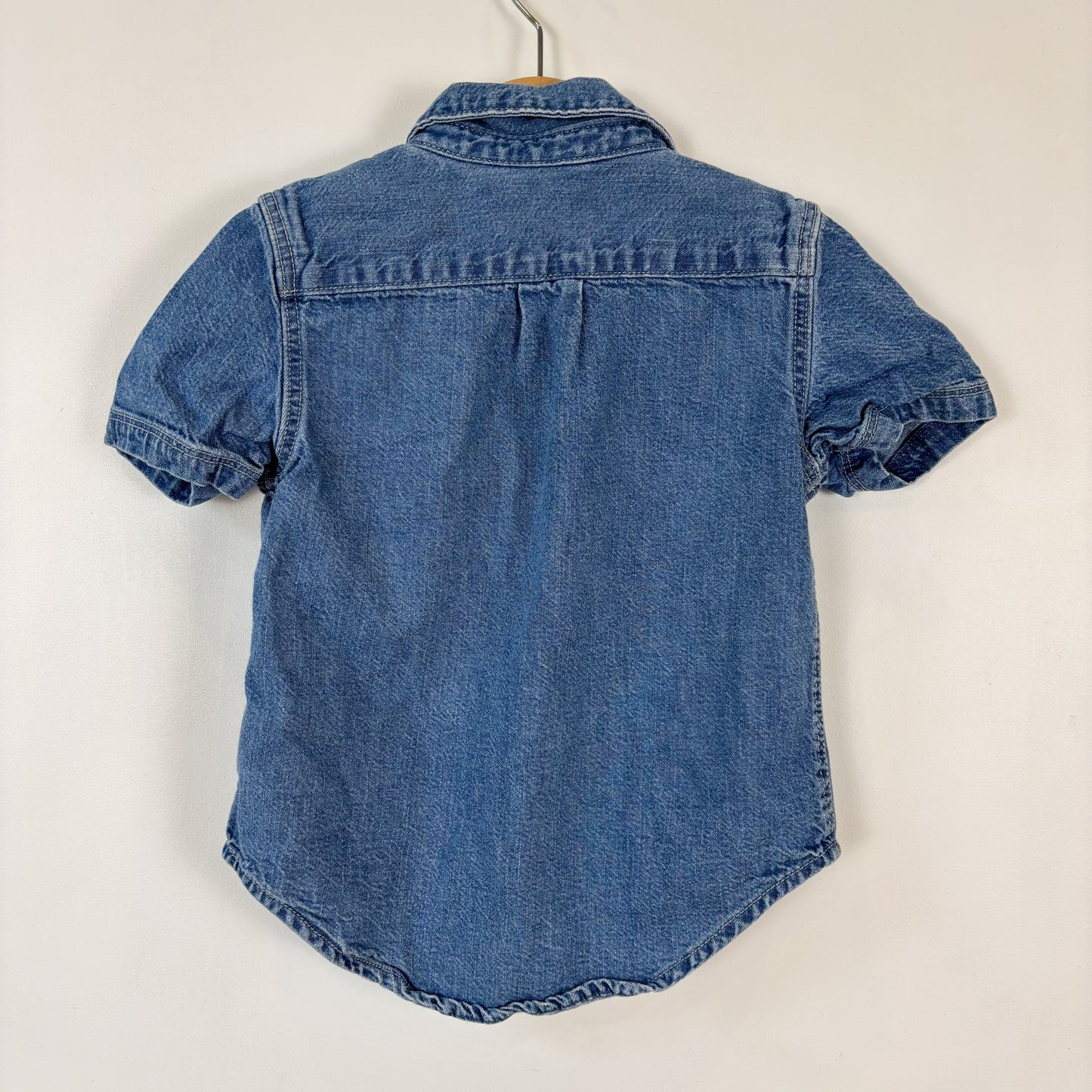 Denim Button-Up Shirt (3T)
