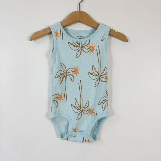 Plam Tree Sleeveless Bodysuit (6-9M)
