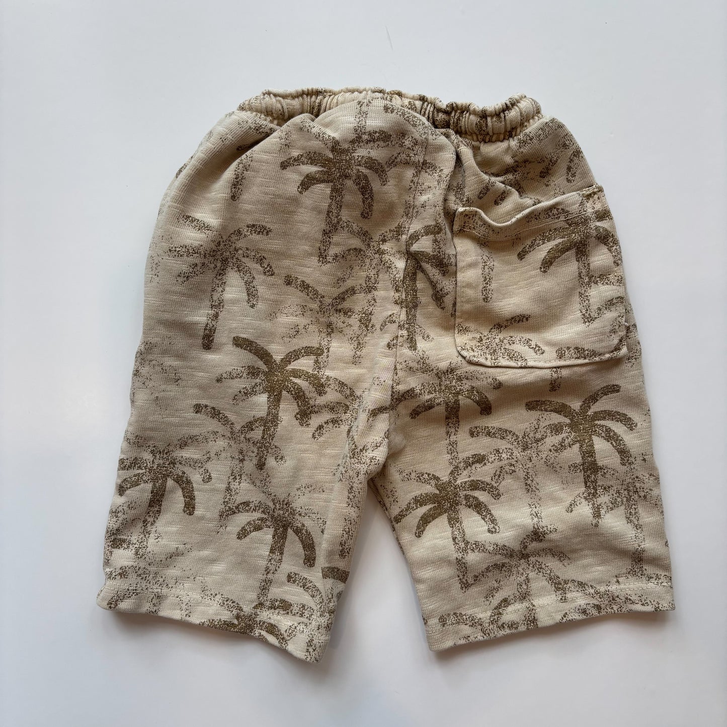 Beige Palm Tree Shorts (9-12M)