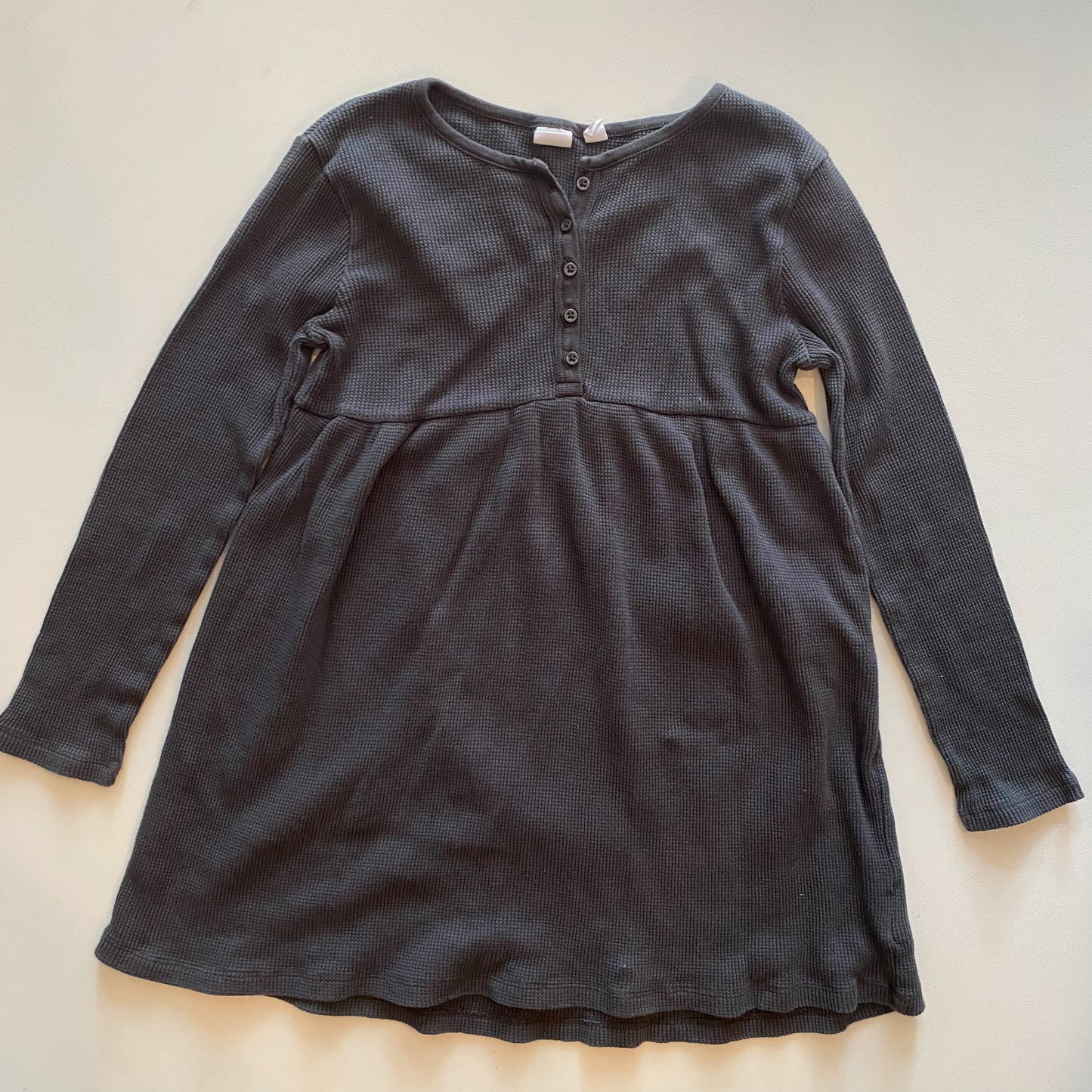 Grey Waffle Knit Dress (8Y)