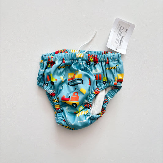 Construction Print Swim Diaper (9-18M)
