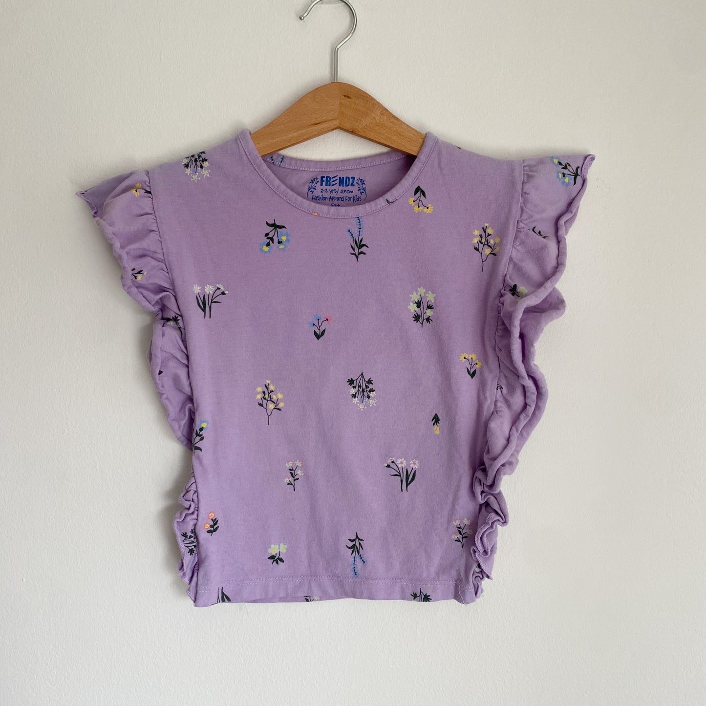 Purple Sleeveless Tee (2-3Y)