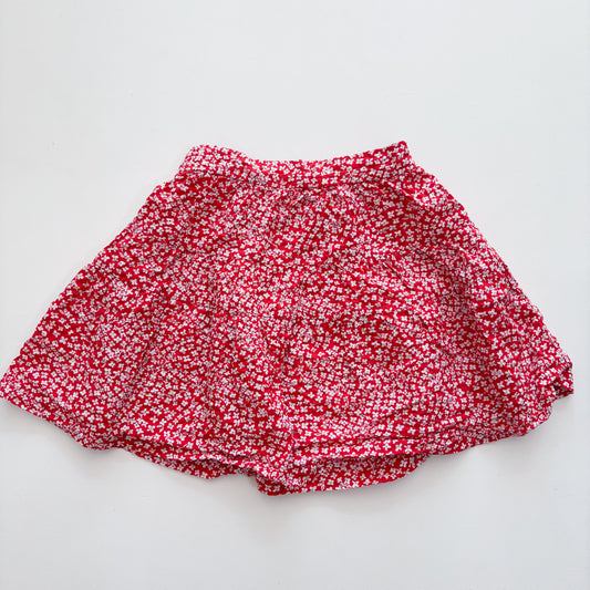 Red Cotton Skirt (7Y)