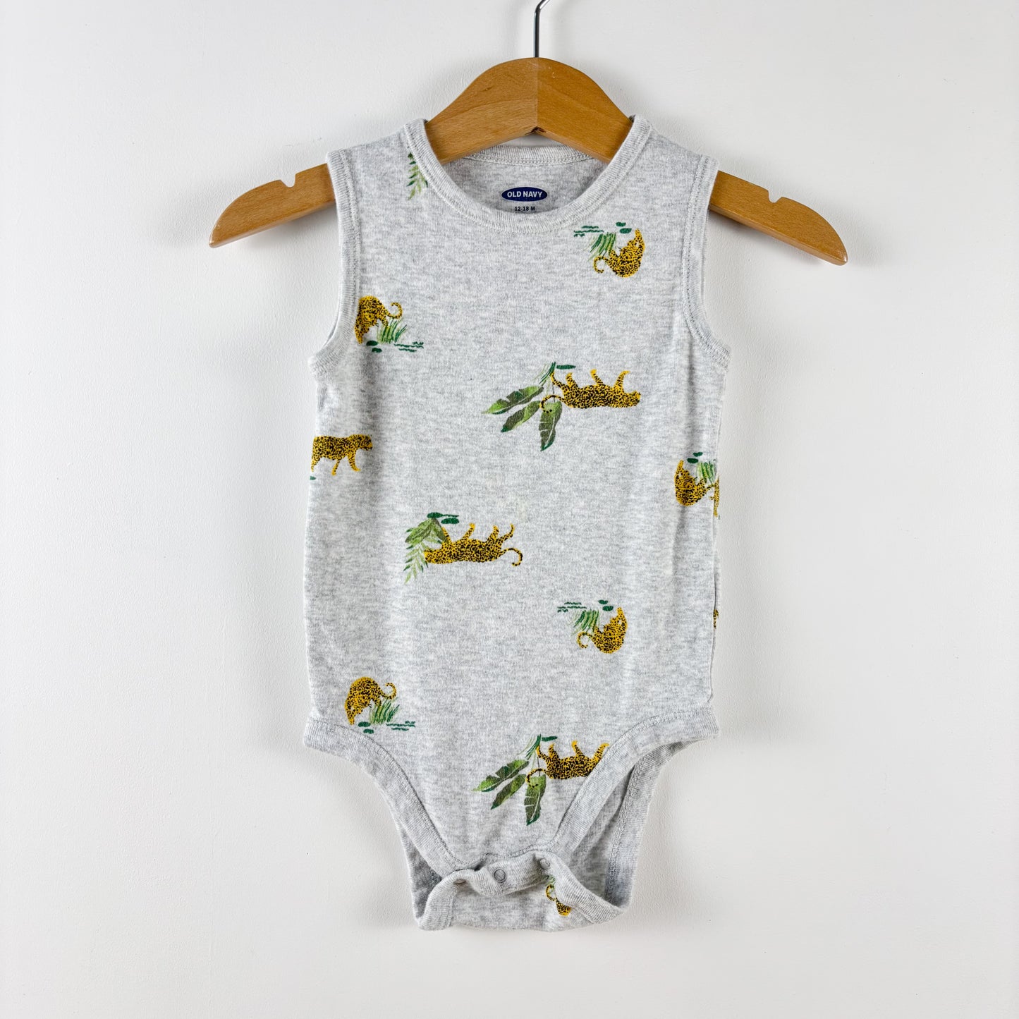 Leopard Sleeveless Bodysuit (12-18M)