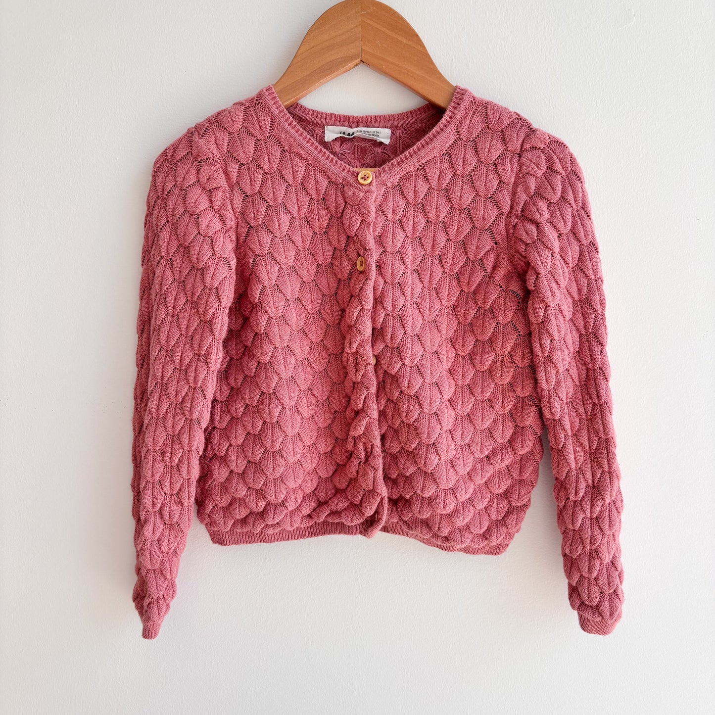 Pink Knit Cardigan (3T)